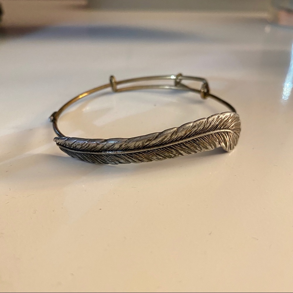 Alex and Ani Feather Bangle